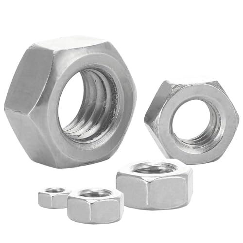 Sechskantmuttern M24 Edelstahl A2 5 Stück DIN 934 Muttern Edelstahlmuttern WIBTEC® von WIBTEC