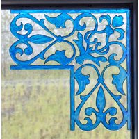 Wicoart Fensteraufkleber Glasmalerei Fensterbild Fensterschmuck Jugendstil Fensterdeko Wicoart Fensteraufkleber Glasmalerei Fensterbild Fensterschmuck Jugendstil Fensterdeko von WICOART