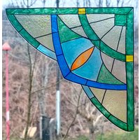 Wicoart Sticker Fensterbild Fensterfarbe Selbstklebend Bordüre Buntglas Art Deco Wicoart Sticker Fensterbild Fensterfarbe Selbstklebend Bordüre Buntglas Art Deco von WICOART
