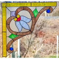 Wicoart Sticker Fensterbild Stained Glass Vitrail Suncatcher Lys von WICOART