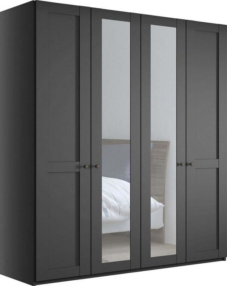 WIEMANN Drehtürenschrank Göteborg, mit 95° Öffnungswinkel, Made in Germany inkl. Spiegel und Türendämpfung, moderner Landhausstil von WIEMANN