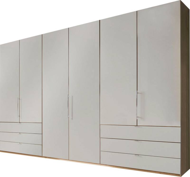 WIEMANN Falttürenschrank Loft, in stilvoller Optik, Made in Germany widerstandsfähige Glasfronten, geräuscharme Türen, mit Panoramaöffnung von WIEMANN