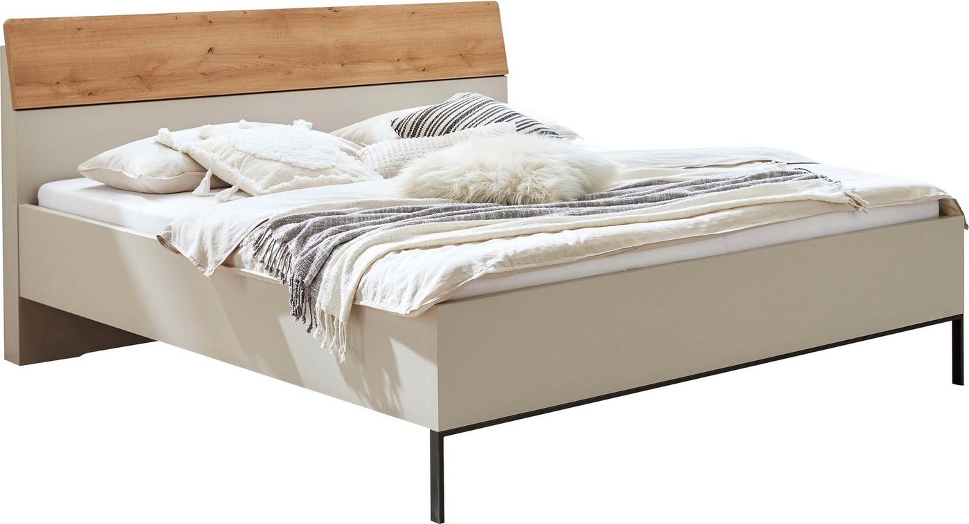 WIEMANN Futonbett Asti, Absetzungen in Bianco-Eiche-Nachbildung, Kufe in Schiefer WIEMANN Futonbett Asti, Absetzungen in Bianco-Eiche-Nachbildung, Kufe in Schiefer von WIEMANN
