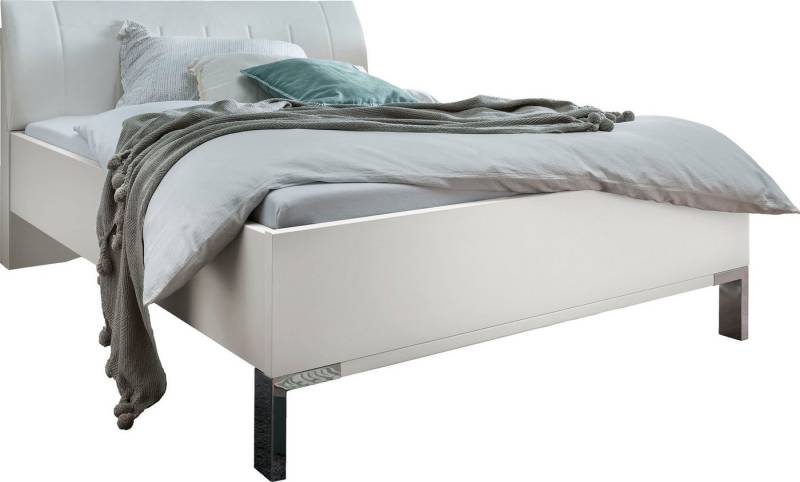 WIEMANN Futonbett Monaco, erstklassige Qualität Made in Germany, mit komfortablem Polsterkopfteil von WIEMANN