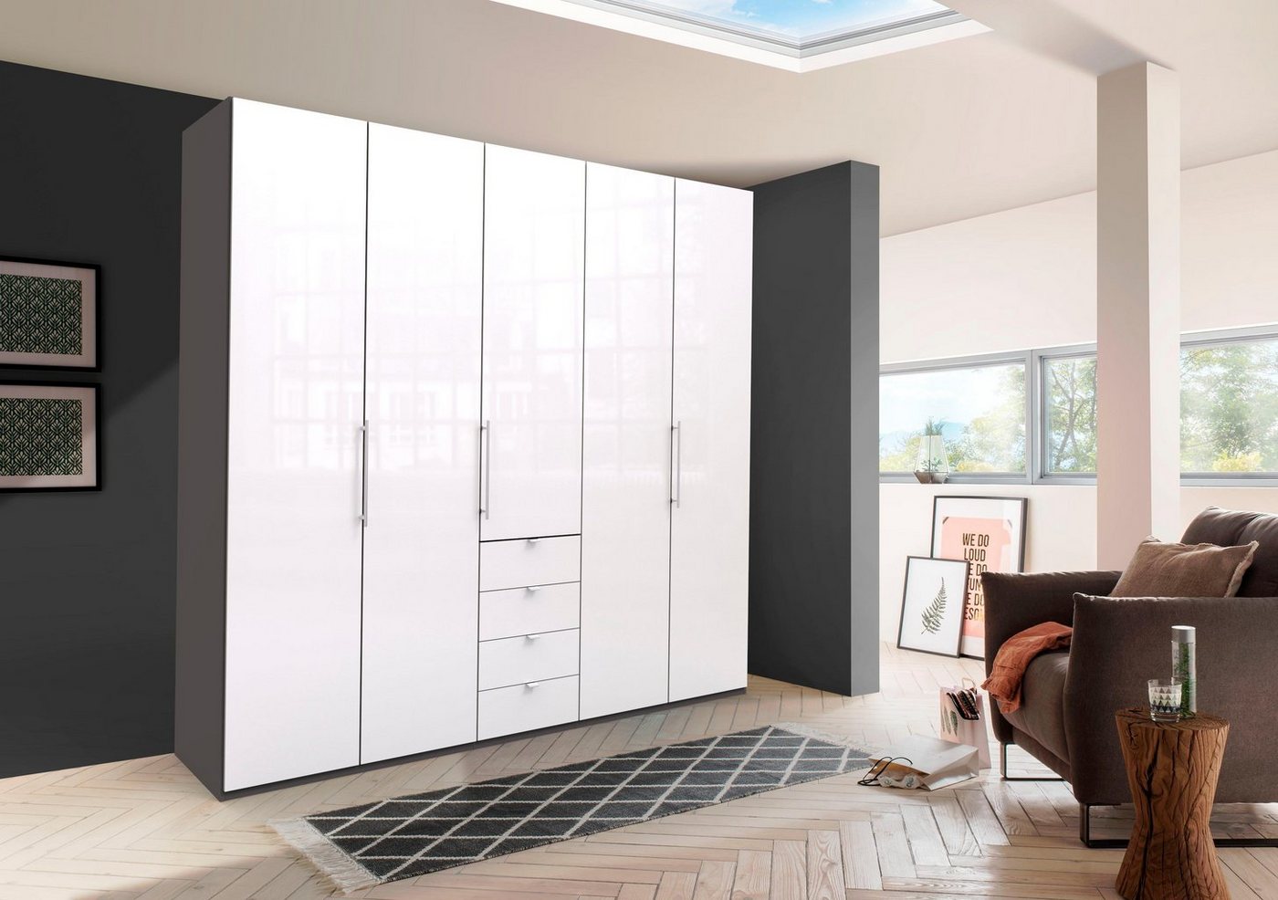 WIEMANN Kleiderschrank Loft Glasfront von WIEMANN