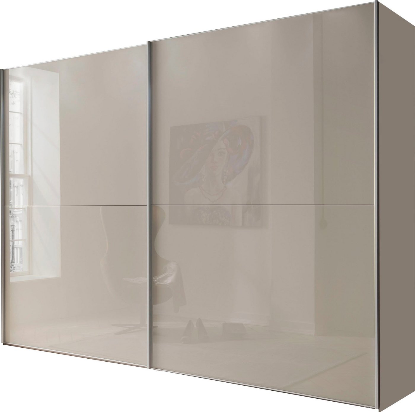 WIEMANN Schwebetürenschrank Orion Glasfront von WIEMANN