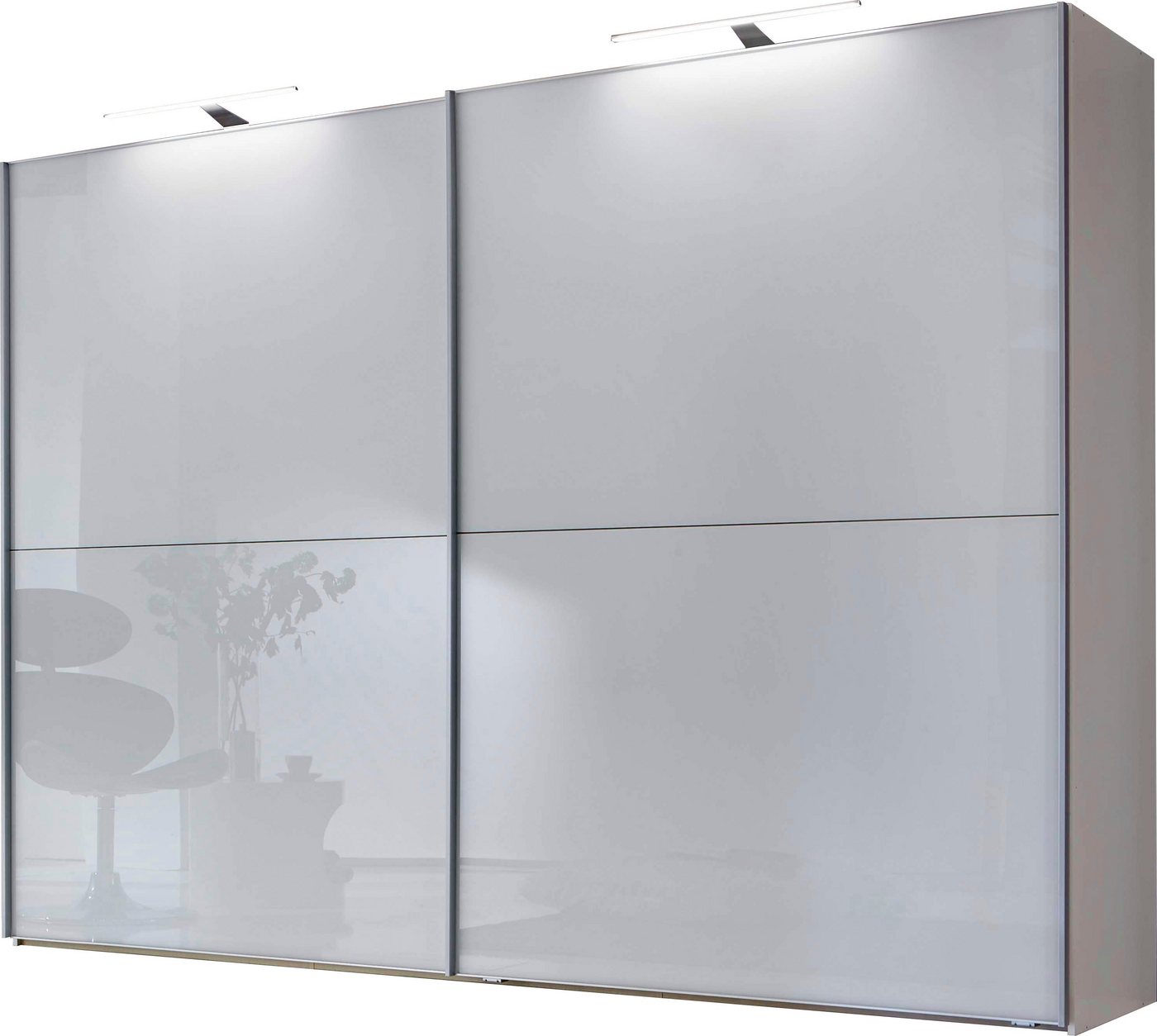 WIEMANN Schwebetürenschrank Orion, Kleiderschrank, Schrank, Wäscheschrank, mit Schiebetüren hochwertige Glasfront, variable Inneneinteilung, stilvolle Optik WIEMANN Schwebetürenschrank Orion, Kleiderschrank, Schrank, Wäscheschrank, mit Schiebetüren hochwertige Glasfront, variable Inneneinteilung, stilvolle Optik von WIEMANN