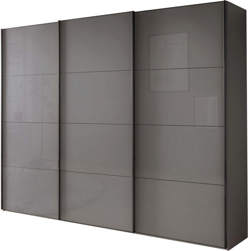 WIEMANN Schwebetürenschrank Phoenix, Made in Germany, modernes Design, Highlight, Blickfang (Viele Farbkombinationen, in 4 Breiten und in 2 Höhen erhältlich) maximaler Staurraum, inkl.Einlegeböden, Wäscheböden u. Dämpfer von WIEMANN