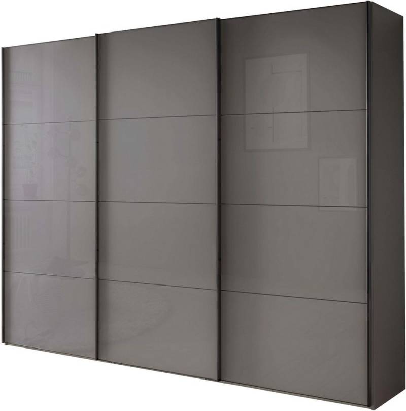 WIEMANN Schwebetürenschrank Phoenix, Made in Germany, modernes Design, Highlight, Blickfang (Viele Farbkombinationen, in 4 Breiten und in 2 Höhen erhältlich) maximaler Staurraum, inkl.Einlegeböden, Wäscheböden u. Dämpfer von WIEMANN