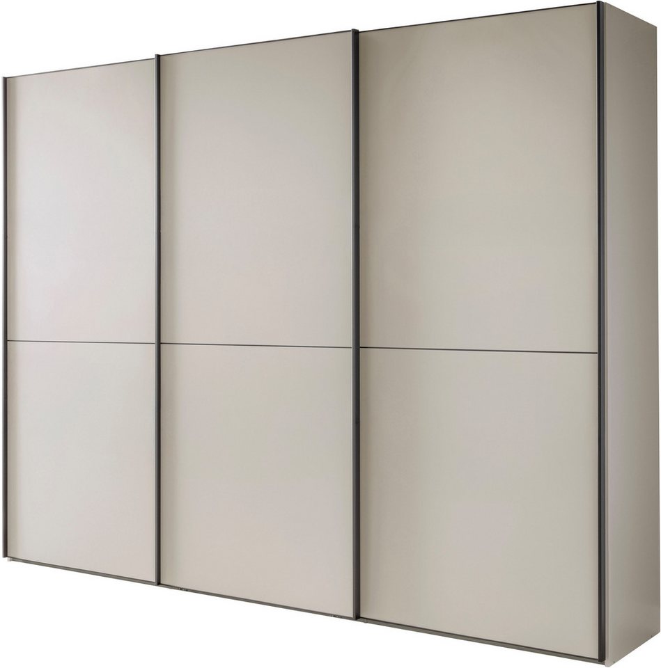 WIEMANN Schwebetürenschrank Phoenix, Made in Germany, modernes Design, Highlight, Blickfang (Viele Farbkombinationen, in 4 Breiten und in 2 Höhen erhältlich) maximaler Staurraum, inkl.Einlegeböden, Wäscheböden u. Dämpfer von WIEMANN