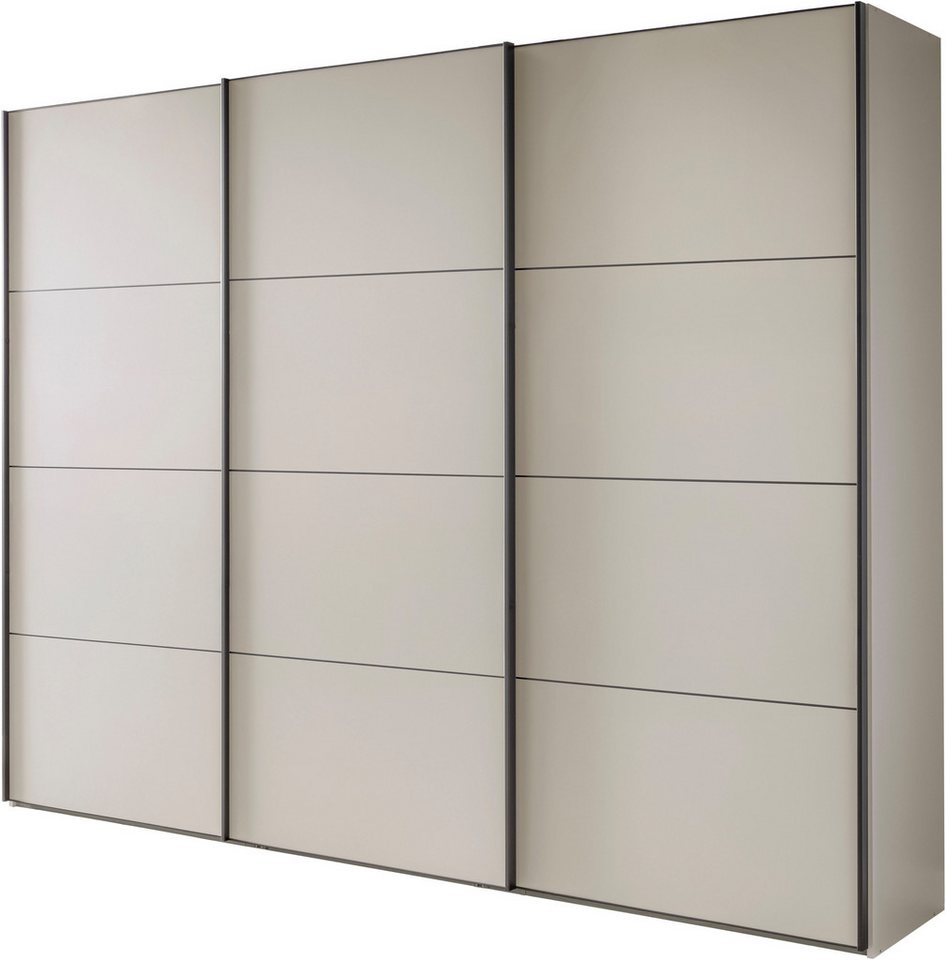 WIEMANN Schwebetürenschrank Phoenix, Made in Germany, modernes Design, Highlight, Blickfang (Viele Farbkombinationen, in 4 Breiten und in 2 Höhen erhältlich) maximaler Staurraum, inkl.Einlegeböden, Wäscheböden u. Dämpfer von WIEMANN