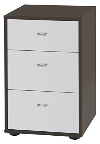 Wiemann 595666 Tokio Nachttisch, Holz, havanna-dekor, 43 x 40 x 64 cm, montiert von WIEMANN