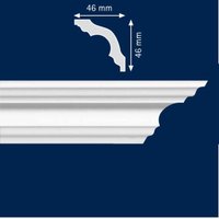 Stuckleiste 'St. Cloud' (Stuckleisten aus Hart-Styropor) von WIESEMANN