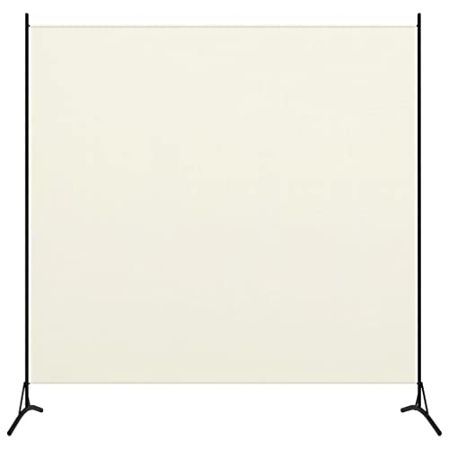 WIFESE 1-TLG. Raumteiler Cremeweiß 175x180 cm Trennwand Raumteiler Modern Raumtrenner Paravent Raumteiler Innen Balkon Sichtschutz Terrasse Privaten Ankleidebereich für Schlafzimmer Wohnzimmer von WIFESE