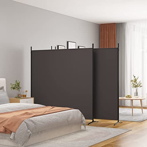 WIFESE 4-TLG. Paravent Braun 698x180 cm Stoff Trennwand Raumteiler Modern Raumtrenner Paravent Raumteiler Innen Balkon Sichtschutz Terrasse Privaten Ankleidebereich für Schlafzimmer Wohnzimmer WIFESE 4-TLG. Paravent Braun 698x180 cm Stoff Trennwand Raumteiler Modern Raumtrenner Paravent Raumteiler Innen Balkon Sichtschutz Terrasse Privaten Ankleidebereich für Schlafzimmer Wohnzimmer von WIFESE