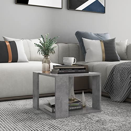 WIFESE Couchtisch 40x40x30 cm Beistelltisch Holz Modernes Design Wohnzimmertisch Kleiner Tisch Wohnzimmer Quadratisch Coffee Table Robust Haltbarkeit Betongrau Holzwerkstoff Metall WIFESE Couchtisch 40x40x30 cm Beistelltisch Holz Modernes Design Wohnzimmertisch Kleiner Tisch Wohnzimmer Quadratisch Coffee Table Robust Haltbarkeit Betongrau Holzwerkstoff Metall von WIFESE