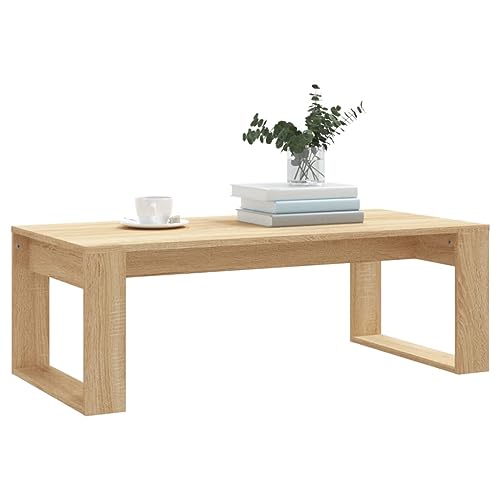 WIFESE Couchtisch Multifunktional Beistelltisch Sofatisch Wohnzimmertisch Möbelstück für Zimmer Heimdekoration Minimalistischen Look Sonoma-Eiche 102x50x35 cm WIFESE Couchtisch Multifunktional Beistelltisch Sofatisch Wohnzimmertisch Möbelstück für Zimmer Heimdekoration Minimalistischen Look Sonoma-Eiche 102x50x35 cm von WIFESE