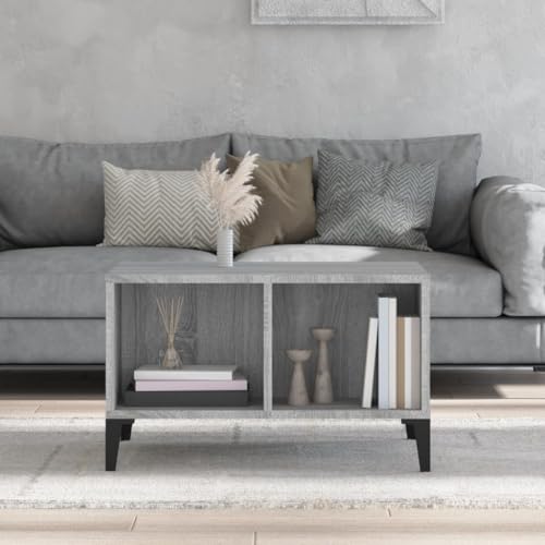 WIFESE Couchtisch Multifunktional Sofatisch Beistelltisch Wohnzimmertisch Möbelstück für Zimmer Heimdekoration Minimalistischen Look Grau Sonoma 60x50x36,5 cm WIFESE Couchtisch Multifunktional Sofatisch Beistelltisch Wohnzimmertisch Möbelstück für Zimmer Heimdekoration Minimalistischen Look Grau Sonoma 60x50x36,5 cm von WIFESE