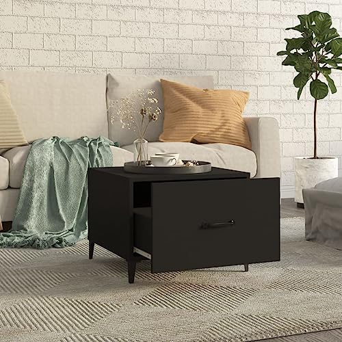 WIFESE Couchtisch Sofatisch 2 STK. Multifunktional Wohnzimmertisch Beistelltisch Möbelstück für Zimmer Heimdekoration Minimalistischen Look Schwarz 50x50x40 cm WIFESE Couchtisch Sofatisch 2 STK. Multifunktional Wohnzimmertisch Beistelltisch Möbelstück für Zimmer Heimdekoration Minimalistischen Look Schwarz 50x50x40 cm von WIFESE