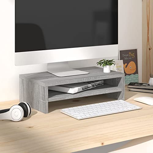 WIFESE MonitorerhöHung BildschirmerhöHung Monitor StäNder Monitor ErhöHung Bildschirm ErhöHung FüR Schreibtisch Tv ErhöHung Monitor Tisch 42x24x13 cm Monitorständer Grau Sonoma Holzwerkstoff WIFESE MonitorerhöHung BildschirmerhöHung Monitor StäNder Monitor ErhöHung Bildschirm ErhöHung FüR Schreibtisch Tv ErhöHung Monitor Tisch 42x24x13 cm Monitorständer Grau Sonoma Holzwerkstoff von WIFESE