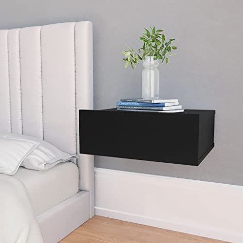 WIFESE Nachttische 2er Set 40x30x15 cm Nachttisch Hängend NachtkäStchen Wandregal Nachtkommode mit Integrierter Schublade Nachttisch Schwarz Schubladenbox Holz Bedside Table Kommode Holzwerkstoff WIFESE Nachttische 2er Set 40x30x15 cm Nachttisch Hängend NachtkäStchen Wandregal Nachtkommode mit Integrierter Schublade Nachttisch Schwarz Schubladenbox Holz Bedside Table Kommode Holzwerkstoff von WIFESE