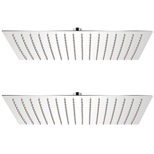 WIFESE Regenduschköpfe 2 Stk. Edelstahl 30x40 cm Wassersparender Duschkopf Regendusche Duschkopf Energiespar Duschkopf Duschbrause Shower Head Duschbrause Einfache Einstellung Des SprüHwinkels WIFESE Regenduschköpfe 2 Stk. Edelstahl 30x40 cm Wassersparender Duschkopf Regendusche Duschkopf Energiespar Duschkopf Duschbrause Shower Head Duschbrause Einfache Einstellung Des SprüHwinkels von WIFESE