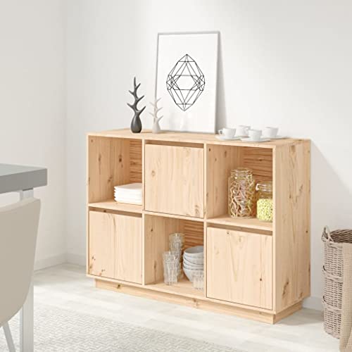 WIFESE Sideboard 110,5x35x80 cm Massivholz Kiefer Komodenschrank KüChenschrank Schlafzimmer Schrank Klein Badezimmerschrank Flur MöBel Allzweckschrank Kommode Flur Fernsehschrank Buffet WIFESE Sideboard 110,5x35x80 cm Massivholz Kiefer Komodenschrank KüChenschrank Schlafzimmer Schrank Klein Badezimmerschrank Flur MöBel Allzweckschrank Kommode Flur Fernsehschrank Buffet von WIFESE
