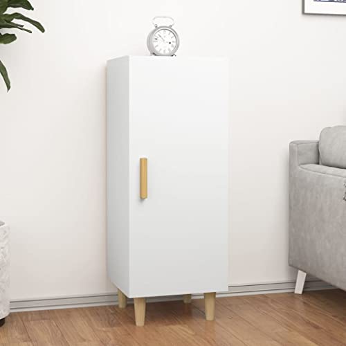 WIFESE Sideboard Weiß 34,5x34x90 cm Allzweckschrank Schrank Klein Kleine Kommode Kommoden & Sideboards Flur Kommode Wc Schrank Schmal Klein Schrank Schmal von WIFESE