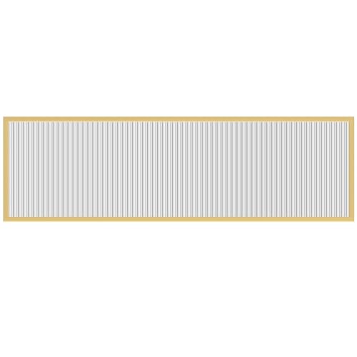 Eisen Trennwände Für Essbereiche, Gewerblich Durchscheinend Trennwand Sichtschutz, Halb-Sichtschutz Arbeitsplatte Trennwände Für Zuhause Büro Restaurant Hotel(Color:Gold,Size:20x50cm/7.87x19.68in) von WIGING
