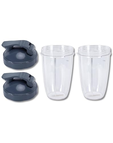 24oz Transparent Blender Cup Container + Deckelsatz Ersatzanpassung für 600 W/900 W Juicer 24oz Transparent Blender Cup Container + Deckelsatz Ersatzanpassung für 600 W/900 W Juicer von WIHFHGZ