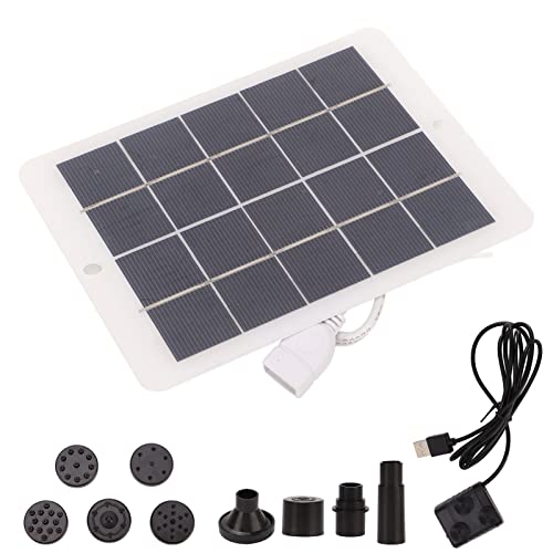 3W 5V Solarwasserpumpe Solar Brunnen Außenlandschaft DC Brunnen für Vogelbad -Teiche Garten 3W 5V Solarwasserpumpe Solar Brunnen Außenlandschaft DC Brunnen für Vogelbad -Teiche Garten von WIHFHGZ