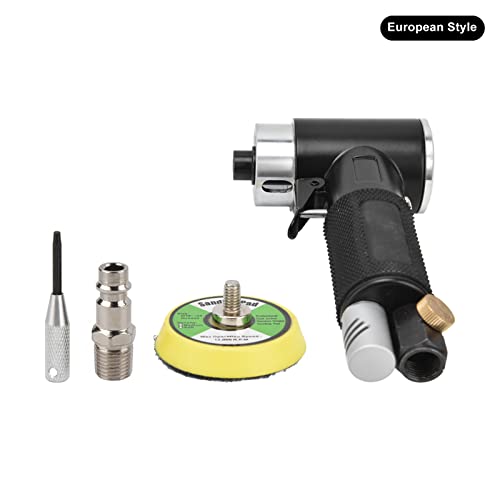 Air Sander Kit 2 Zoll, Druckluft Polierer und Schleifer, 12000rpm, 0.6-0.8MPA - Hohe Leistung, Präzise Arbeit, Ideal Für Karosserie und Kfz (Ich Stil) von WIHFHGZ
