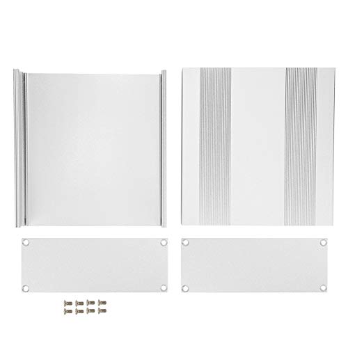 Aluminium -Projektbox Matt Silber Split Typ DIY Elektronische Gehäuseschale 54x145x150mm von WIHFHGZ