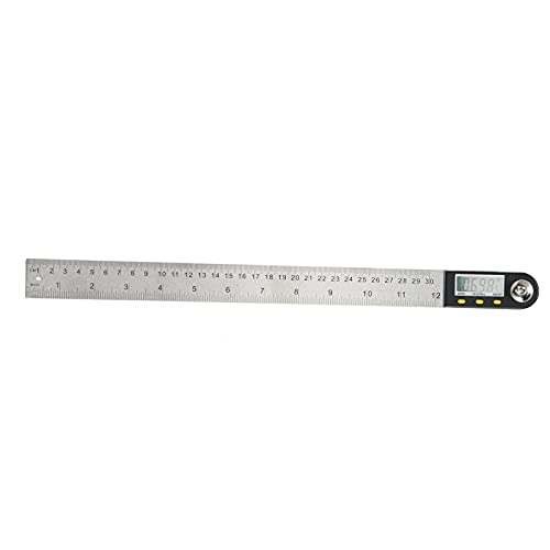 Digital Display Winkel Lineal - Edelstahl 2 in 1 Lineal & Prognern, schnell genaue digitale Berechnung, Datensperrung und Rotatable -Display, multifunktional für Konstruktion & (type 2) von WIHFHGZ
