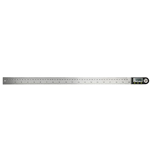 Digital Display Winkel Lineal - Edelstahl 2 in 1 Lineal & Prognern, schnell genaue digitale Berechnung, Datensperrung und Rotatable -Display, multifunktional für Konstruktion & (type 3) von WIHFHGZ