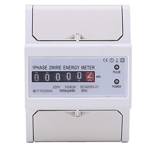 Elektrischer Energiezähler einphasig 50Hz DIN - Schiene 35mm hohe Präzision geringe Leistung Installation innen Elektrischer Energiezähler einphasig 50Hz DIN - Schiene 35mm hohe Präzision geringe Leistung Installation innen von WIHFHGZ