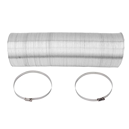 Flexibler Ducting -Schlauch - Edelstahl -Fixklammern, vier Schichten Feuerschutzmittel Aluminium PVC Lüftungskanal für HLK -Trockner -Wachstumszelte (type 1) (type 2) von WIHFHGZ