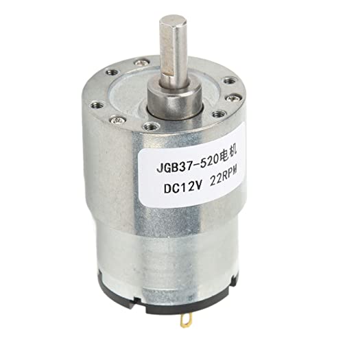 Getriebe Motor Selbstverriegelung reversible Hochtorsion einstellbare Geschwindigkeitsreduzierung Turbine Elektromotor DC12V 22 U/min von WIHFHGZ