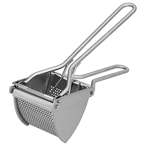 Heavy Duty Potato Presster - Edelstahl Langlebiger Stampfer mit langem Griff für einfache Drücken und cremige Kartoffelpüree in Küchenkochen von WIHFHGZ