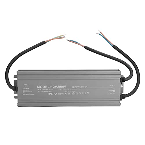 Konstante Spannung Netzteil IP67 Wasserdicht Aluminiumgehäuse Kupferkern Kabel Überlastschutz für LED Kameras Beleuchtung (12V) von WIHFHGZ