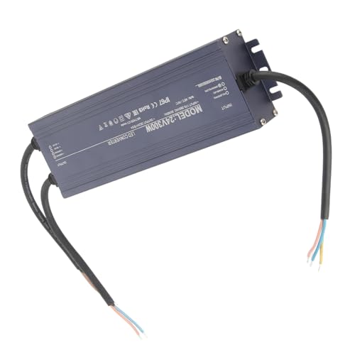 Konstante Spannung Netzteil IP67 Wasserdicht Aluminiumgehäuse Kupferkern Kabel Überlastschutz für LED Kameras Beleuchtung (24 V) von WIHFHGZ