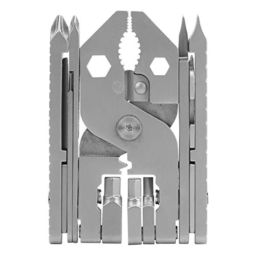 Multitool Multifunktionswerkzeug - Oszillationswerkzeug, Mini Akku Multitool, 25 in 1 Edelstahl, kompakt & faltbar, ideal für Outdoor, Camping, Angeln, tragbar & sicher von WIHFHGZ