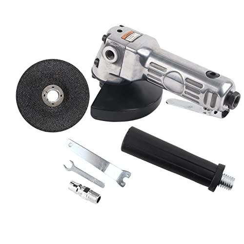 Polieraufsatz 125mm Aus Aluminiumlegierung, Pneumatischer Winkelschleifer Polierer 11000 U/min - Langlebig, Stabil, Ideal Für Präzises Schleifen Und Polieren von WIHFHGZ