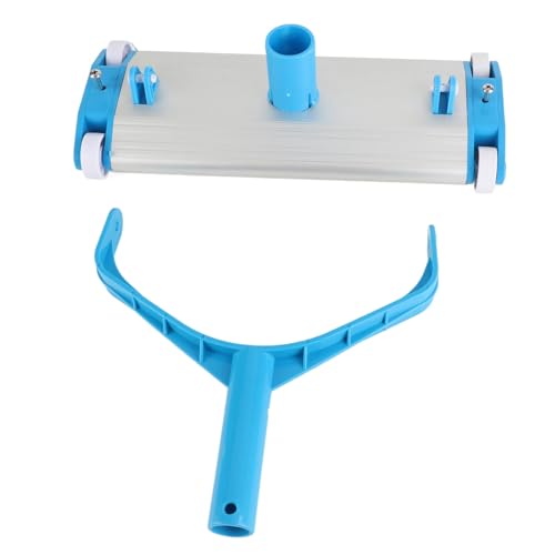 Schwimmbad Staubsaugerkopf 35.6cm Flexibel aus Aluminiumlegierung für Schnelle Poolreinigung - Robuster Poolreiniger für Alle Beckenformen und Enge Ecken (19 Zoll) von WIHFHGZ