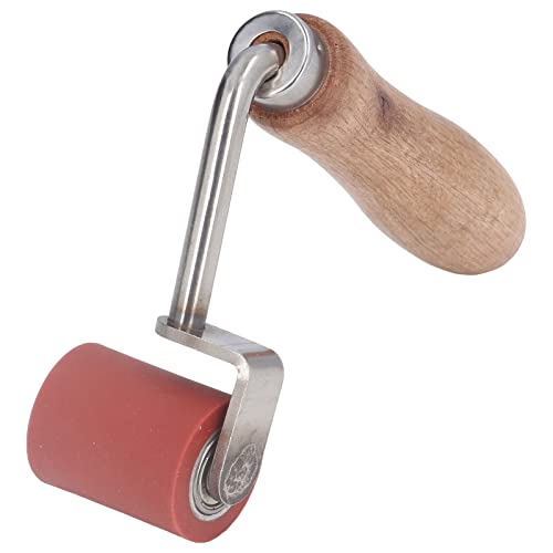 Silikonhand -Nahtrolle - Langlebiges Verschleißmaterial, ergonomischer Holzgriff, stabile Doppellagerbewegung, für Daching TPO EPDM -Plane, 1,7 Zoll breit Silikonhand -Nahtrolle - Langlebiges Verschleißmaterial, ergonomischer Holzgriff, stabile Doppellagerbewegung, für Daching TPO EPDM -Plane, 1,7 Zoll breit von WIHFHGZ