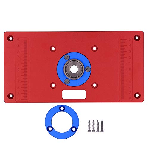 Trimmfip-Board-Aluminium-Legierungs-Router-Tisch-Einsatzplatte Holzbearbeitungswerkzeug RT-TY von WIHFHGZ