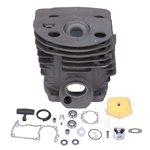 WIHFHGZ 46mm Zylinderkolben -Zündkerze Kraftstofffilter -Kit Gartenkettensägen -Zubehör für 55 51 von WIHFHGZ