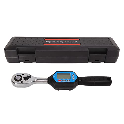 WIHFHGZ Drehmomentschlüssel 1/2 Zoll, Digital, 100 Nm, 72 Zähne, Bidirektional - Digitalanzeige, Alarmfunktion, Präzise Messung für Auto und Fahrrad von WIHFHGZ