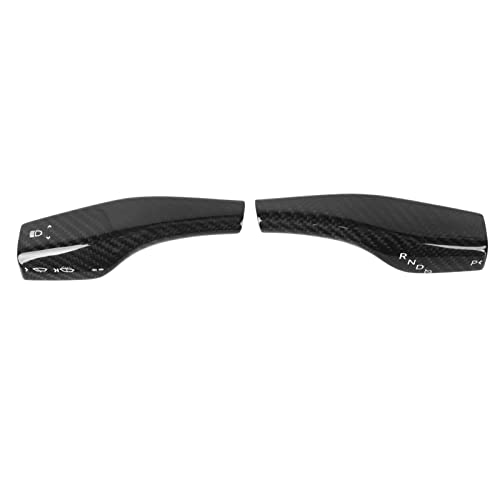 WIHFHGZ LENKHEBEL-ABDECKUNG HOCHWERTIGE ECHTE KOHLENSTOFF FASER-SCRATCH RESISTANT ERSATZ Y (Glänzend schwarz) von WIHFHGZ