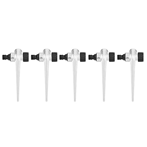 WIHFHGZ Lawn Sprinkler Spike 5 Stück 1/2-Zoll Innengewinde Gartensprenger Metall Rasenbewässerung Sprinkler Verbinder von WIHFHGZ